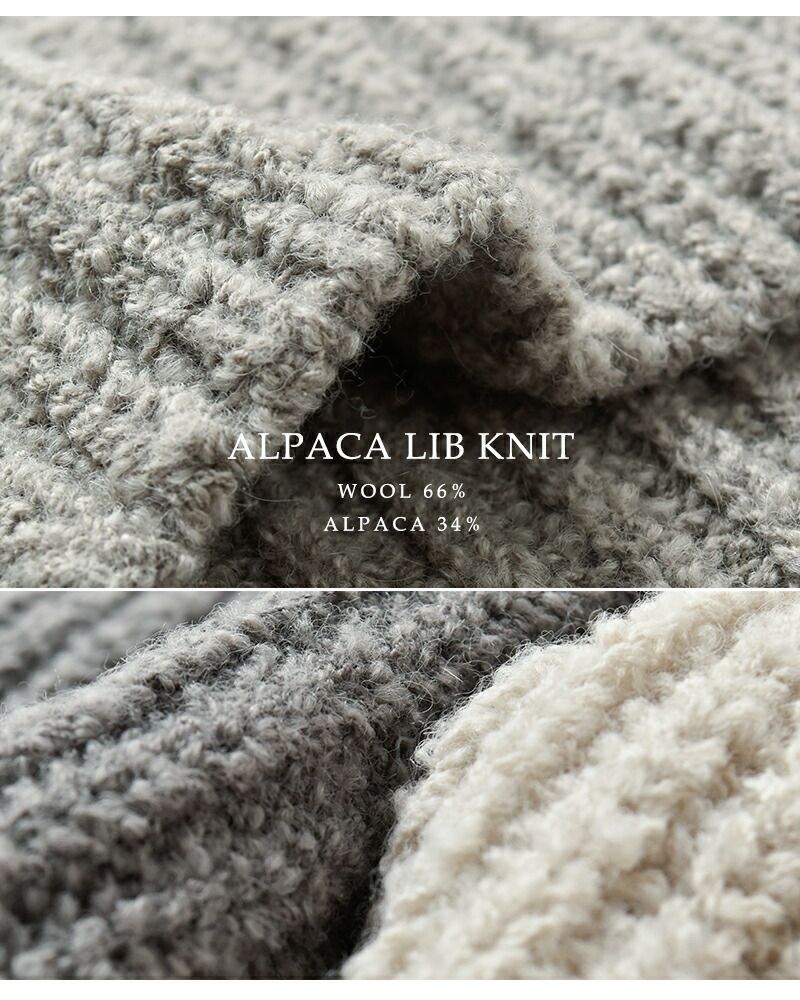 3こ1】evam eva エヴァムエヴァ ウール アルパカ アゼ ベスト e253k053