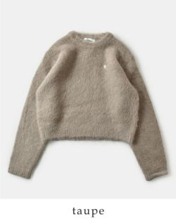 Gymphlex ジムフレックス アルパカ シャギーニット クルーネック プル