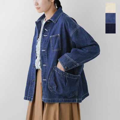 クーポン対象】tumugu ツムグ ヘリンボーン/デニム カバーオール