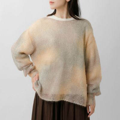 30%OFF】TICCA ティッカ モヘア ウール混 ハンド ニット プルオーバー