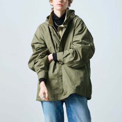 kha:ki カーキ Aライン ミドル モッズコート “NEW TYPE-51 PARKA