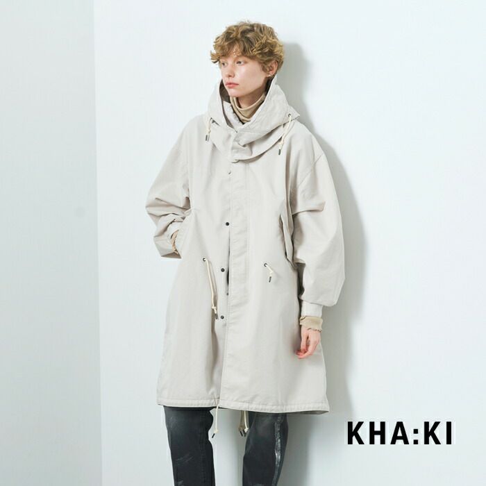 kha:ki カーキ ロング モッズコート “NEW TYPE-65 COAT” mil25fjk3065