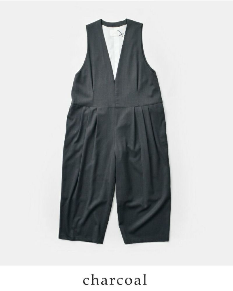 20%OFF】【÷÷】MANON マノン スリータック ワイド サロペット “THREE