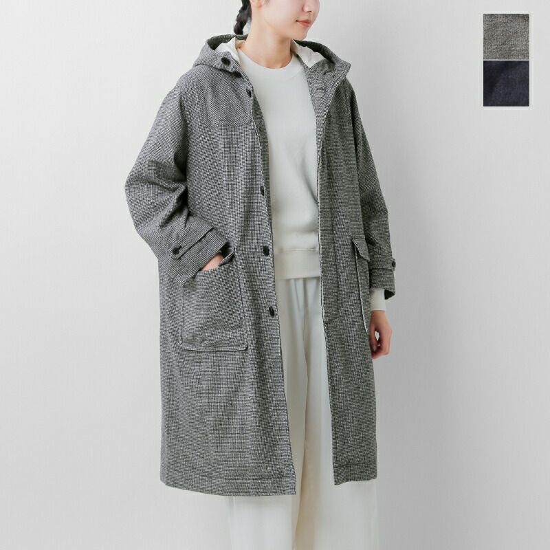 FIR MUM フィル マム ウール 千鳥 ダッフルコート sn-fr1401ct-kr ユニ