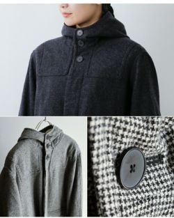 FIR MUM フィル マム ウール 千鳥 ダッフルコート sn-fr1401ct-kr ユニ