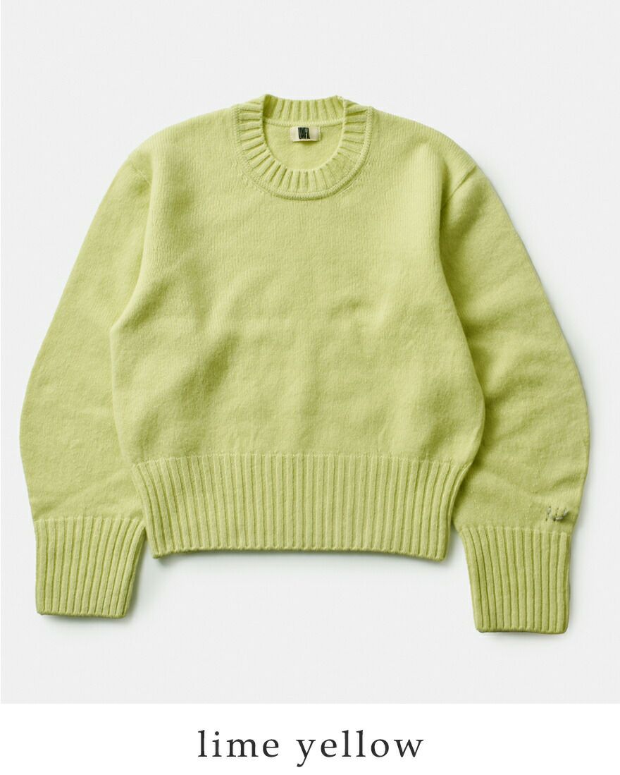 30%OFF】unfil アンフィル ファインラム ウール クルーネック プル