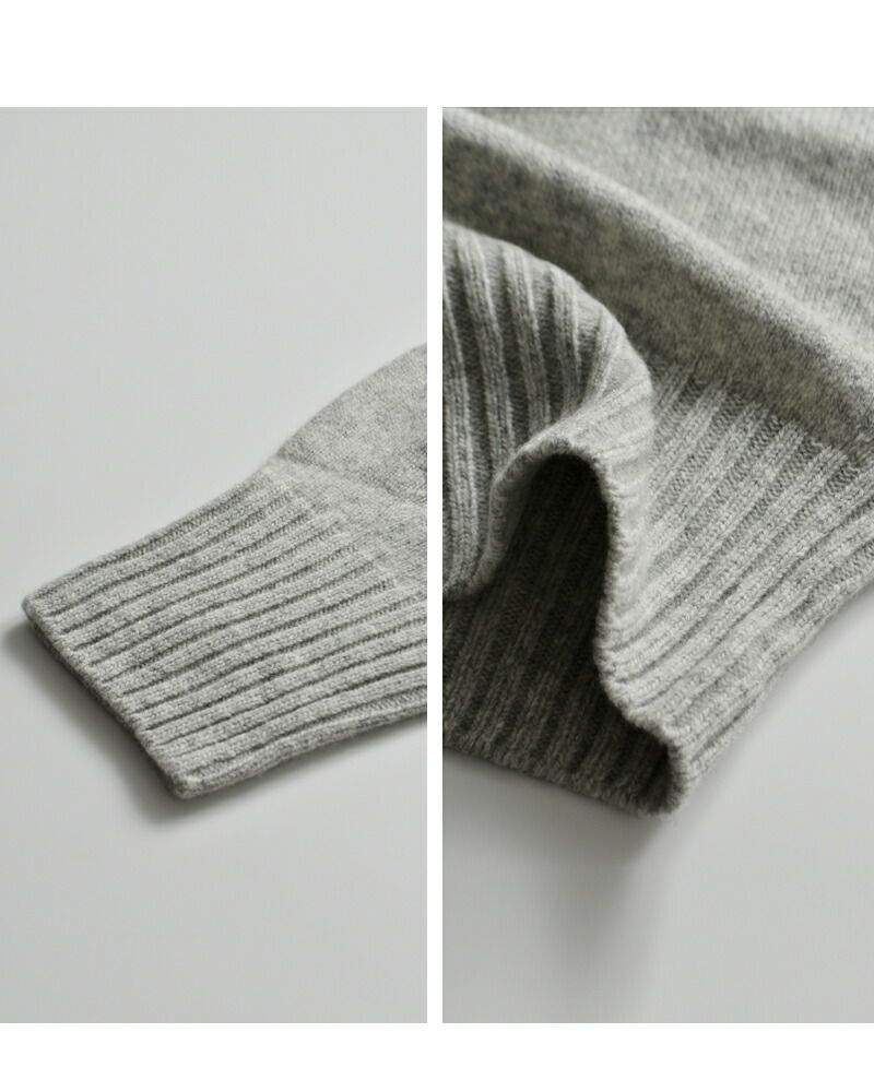 30%OFF】unfil アンフィル ファインラム ウール クルーネック プル