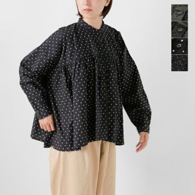 クーポン対象】SOIL ソイル 40s ポプリン ドット プリント バンド