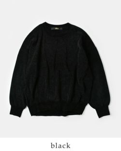 40%OFF】Squady スカディ モールヤーン クルーネック プルオーバー 904