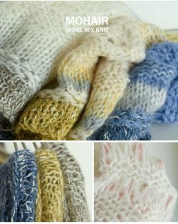 30%OFF】TICCA ティッカ モヘア ウール混 ハンド ニット プルオーバー