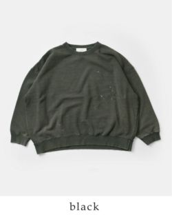 tsuzuli ツヅリ コットン裏毛 ボックスシルエット スウェットシャツ