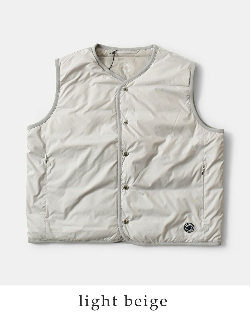 ORCIVAL オーチバル オーシバル ライトダウン ラウンドネック ベスト