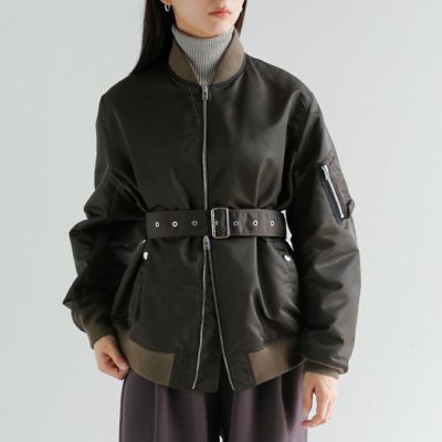 高級 ラムレザー ファーライナー ブルゾン 短丈 カーキチャコール 高級 ラムレザー ファーライナー ブルゾン 短丈 カーキチャコール