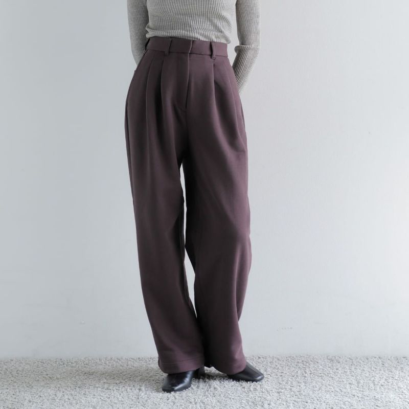 CLANE クラネ ツータック スウェット パンツ 19110-7262-kk