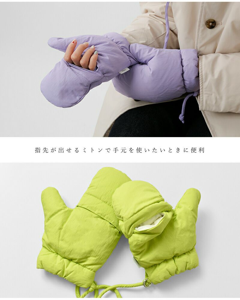 miffew ミフュー ダウン ミトン “DOWN MITTENS” few25wac5355-nk