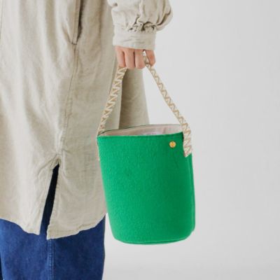 Lila&Fleur リラアンドフルール フェルト シングルハンドル バッグ