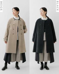 MAGALI マガリ オールドヴィンテージ コットン ダブルボタン コート