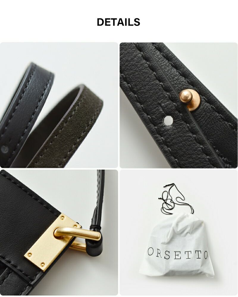 30%OFF】【÷÷】ORSETTO オルセット カウレザー ナイロン2way