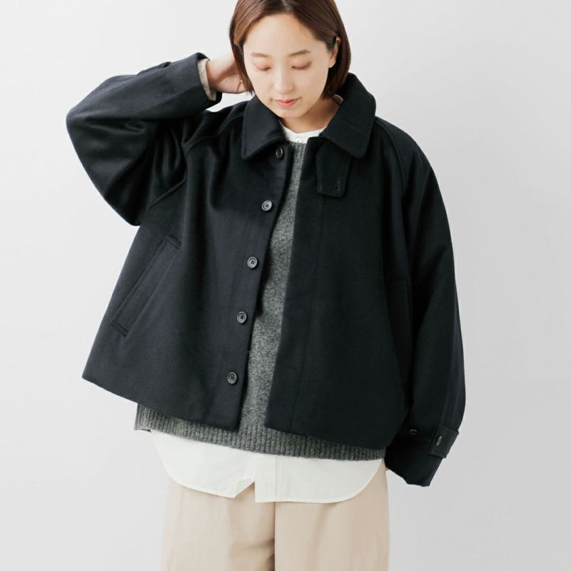 MidiUmi ミディウミ ウール ショート ジャケット “wool short JK” 3