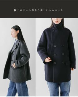 THE SHINZONE オーバーサイズ ピーコート 34 黒 ビッグシルエット Shinzone(シンゾーン)のOVERSIZED PEA COAT通販 | mirabella（ミラベラ
