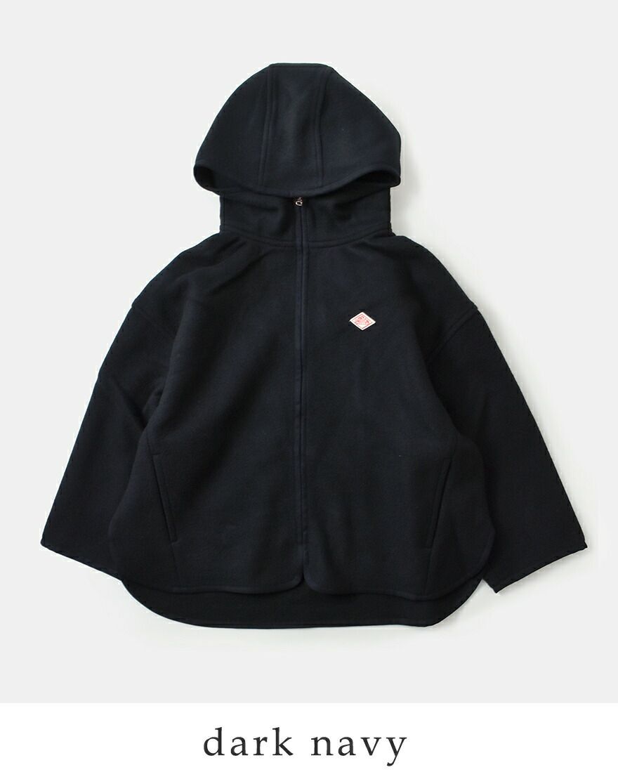 DANTON ダントン ウール メルトン フーデッド ブルゾン dt-a0711mew