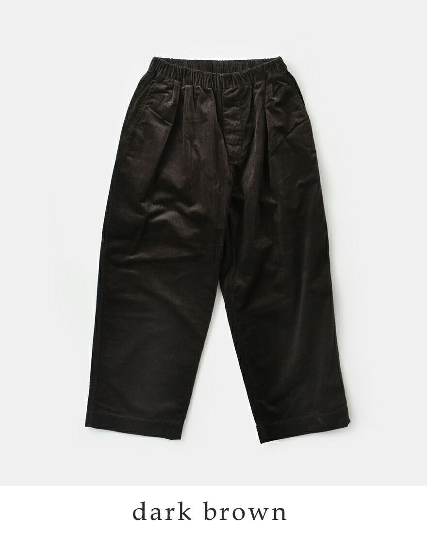 DANTON ダントン コーデュロイ イージー クロップド パンツ dt