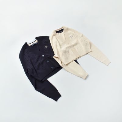 30%OFF】FRED PERRY フレッド ペリー ケーブル ニット カーディガン