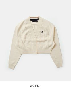 30%OFF】FRED PERRY フレッド ペリー ケーブル ニット カーディガン