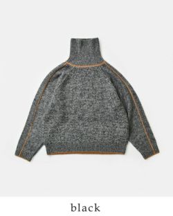 3こ1】【30%OFF】sneeuw スニュウ ライン タートル ニット snw32-19