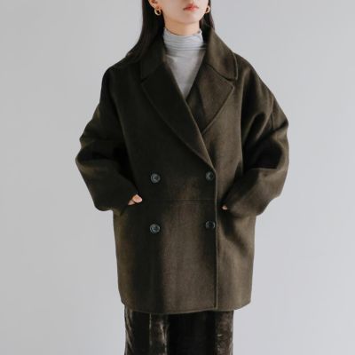 YENN イエン ダブルフェイス ピーコート “DOUBLE FACE PEA COAT” y253