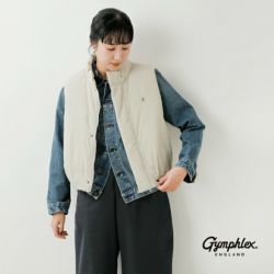 新品 23AW URU レーヨン ワイド ダブルジップ ショート 中綿 ベスト UJOH(ウジョー)のW Zip-up Vest(WHITE)(ベスト)の通販 | CEDARWOOD