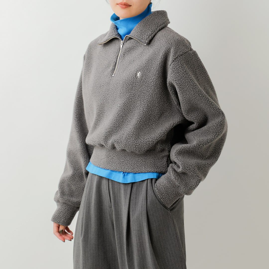 40%OFF】Gymphlex ジムフレックス フリース ハーフジップ プルオーバー