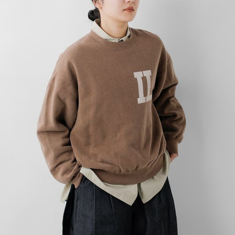 REMI RELIEF レミレリーフ  コットン SP加工 起毛裏毛 クルーネック 長袖 Tシャツ rn29373141-42 ユニセックス2025aw新作  クーポン対象 20%OFF】REMI RELIEF レミレリーフ コットン SP加工 起毛裏毛 クルー