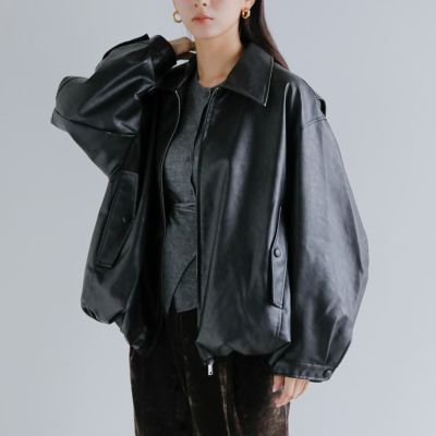 未使用CLANE メッシュ　テイラード　ジャケット　サイズ1 CLANE クラネ フェイクレザー バルーン ジャケット 19101-0012 2025aw