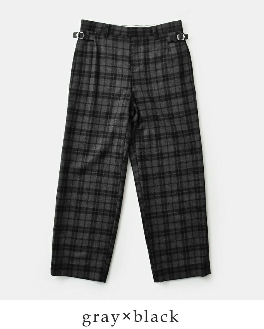 DIGAWEL ディガウェル テーパード パンツ　1LDK 30%OFFDIGAWEL ディガウェル <digawel>ディガウェルチェックテーパード