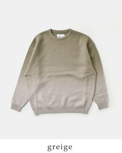 graphpaper グラフペーパー グラデーション ウール クルーネック