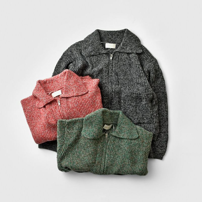 30%OFF】soglia ソリア ウール メランジ ニット ジャケット “REPRAY