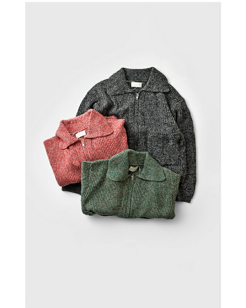 soglia ソリア ウール メランジ ニット ジャケット “REPRAY Melange