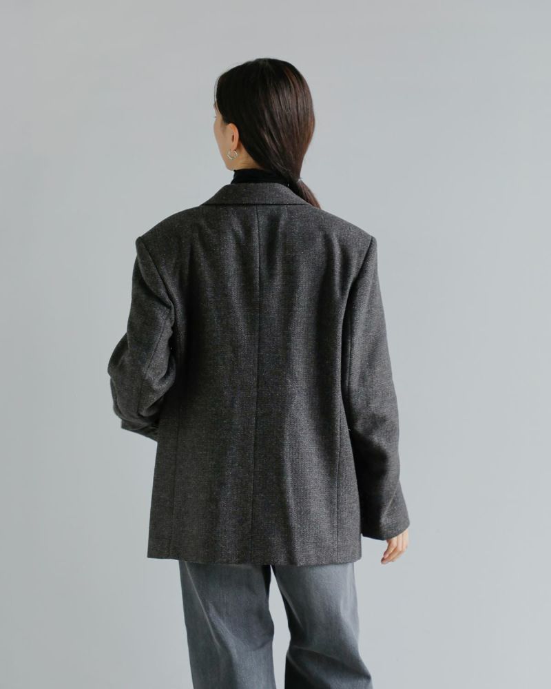 anuke アンヌーク ヘリンボーン ウール ジャケット “Herringbone Wool