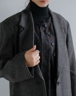 新品　大人気　完売品　アンミヌ UNMINOU ハートジャガードベスト ジレ　黒 20%OFF】anuke アンヌーク レオパード ジャガード ベスト “Leopard