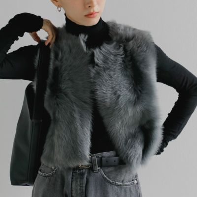 ドゥーズィエムクラス　カールドナヒュー　ラムレザーケープ KARL DONOGHUE(カール ドノヒュー) | Piu di aranciato（ピウディア