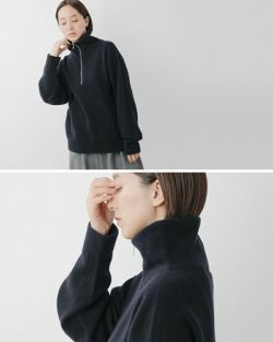 EMMACULATE エマキュレイト  ウール カシミヤ ジップ ハイネック プルオーバー 2254k-01394 レディース 2025aw新作 クーポン対象 30%OFF】EMMACULATE エマキュレイト ウール カシミヤ ジップ