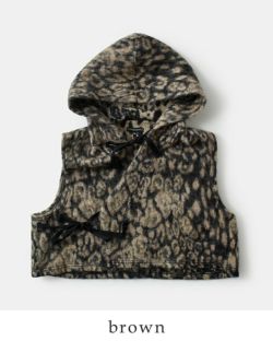 ENGINEERED GARMENTS レオパード柄ベスト S ENGINEERED GARMENTS レオパード柄ベスト S エンジニアードガーメンツ