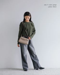 TOV トーヴ カウレザー シボ クロスリボン 2way ショルダー