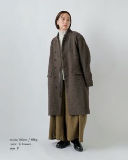 Vlas Blomme ヴラスブラム ブラスブラム リネン ウール ワッフル 2way