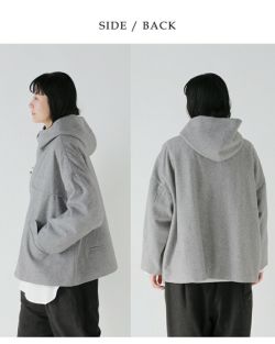 Dulcamara ドゥルカマラ  ウール メルトン ダッフル ショート コート d225-c544 レディース 2025aw新作 クーポン対象 20%OFF】Dulcamara ドゥルカマラ ウール メルトン ダッフル ショート