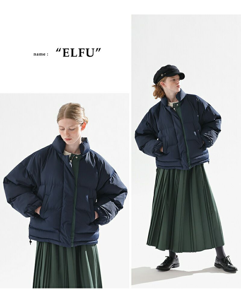 kelen ケレン 中綿入り デザイン パフ ジャケット “ELFU” lkl25wjk2082