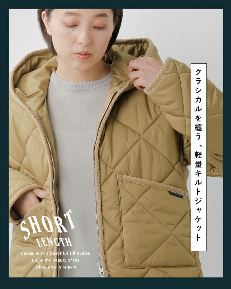 LAVENHAM ラベンハム ビッグ キルティング ジップ クレイドン