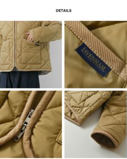 LAVENHAM ラベンハム ビッグ キルティング ジップ クレイドン