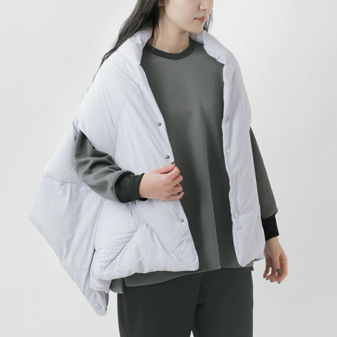 30%OFF】miffew ミフュー リバーシブル ダウン ケープ “REVERSIBLE